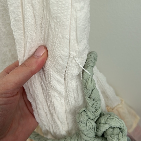 Storia Color Block Ruffled Dress Size M - Picture 12 of 12